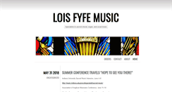 Desktop Screenshot of loisfyfemusic.com